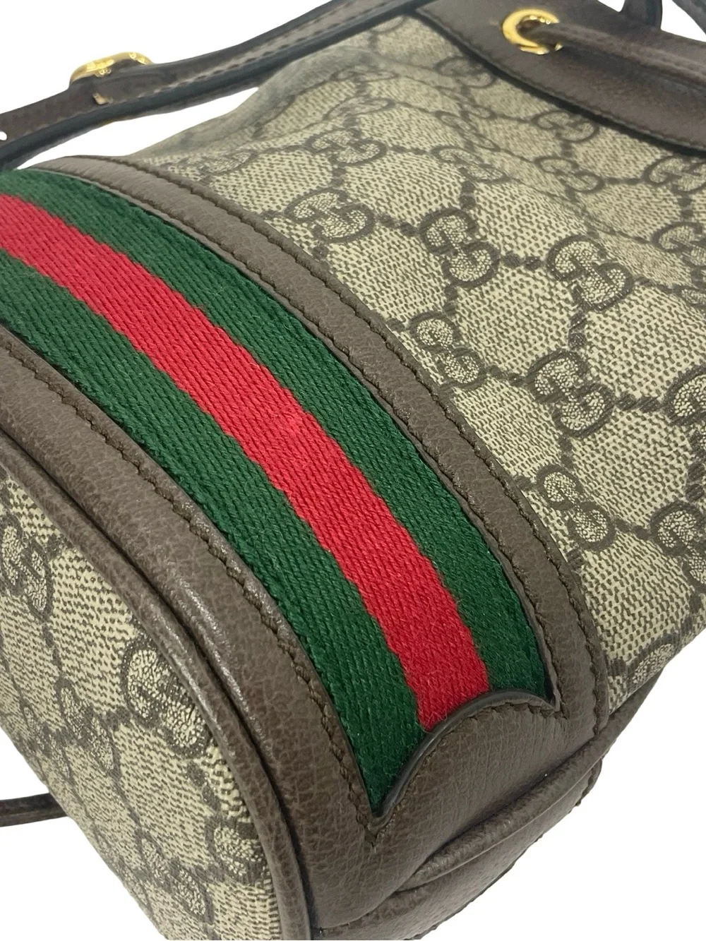Gucci Mini Ophidia GG Supreme Bucket Bag - Picture 7 of 16
